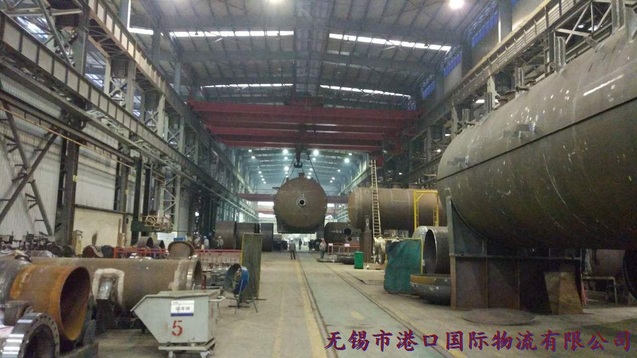 港口國(guó)際物流大件運(yùn)輸，設(shè)備裝車(chē)1